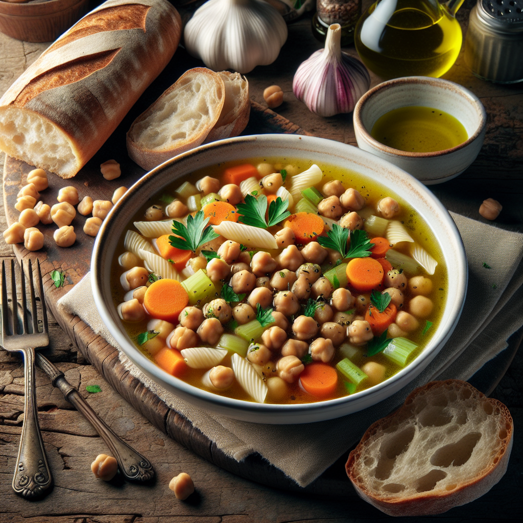 Nationalgericht Italien: #Minestra di Ceci# (Rezept)