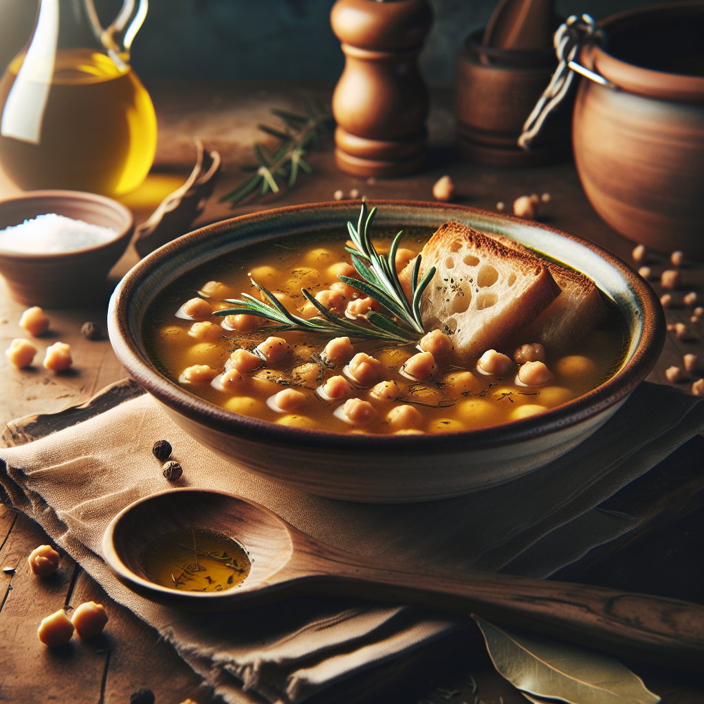 Nationalgericht Italien: #Minestra di Ceci# (Rezept)