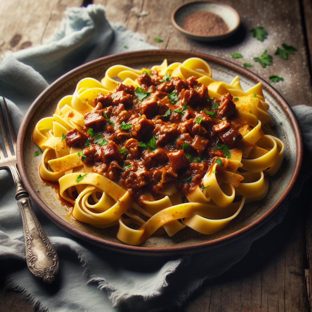 Nationalgericht Italien: #Pappardelle al Cinghiale# (Rezept)