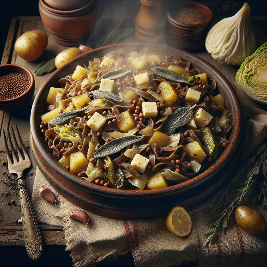 Nationalgericht Italien: #Pizzoccheri# (Rezept)
