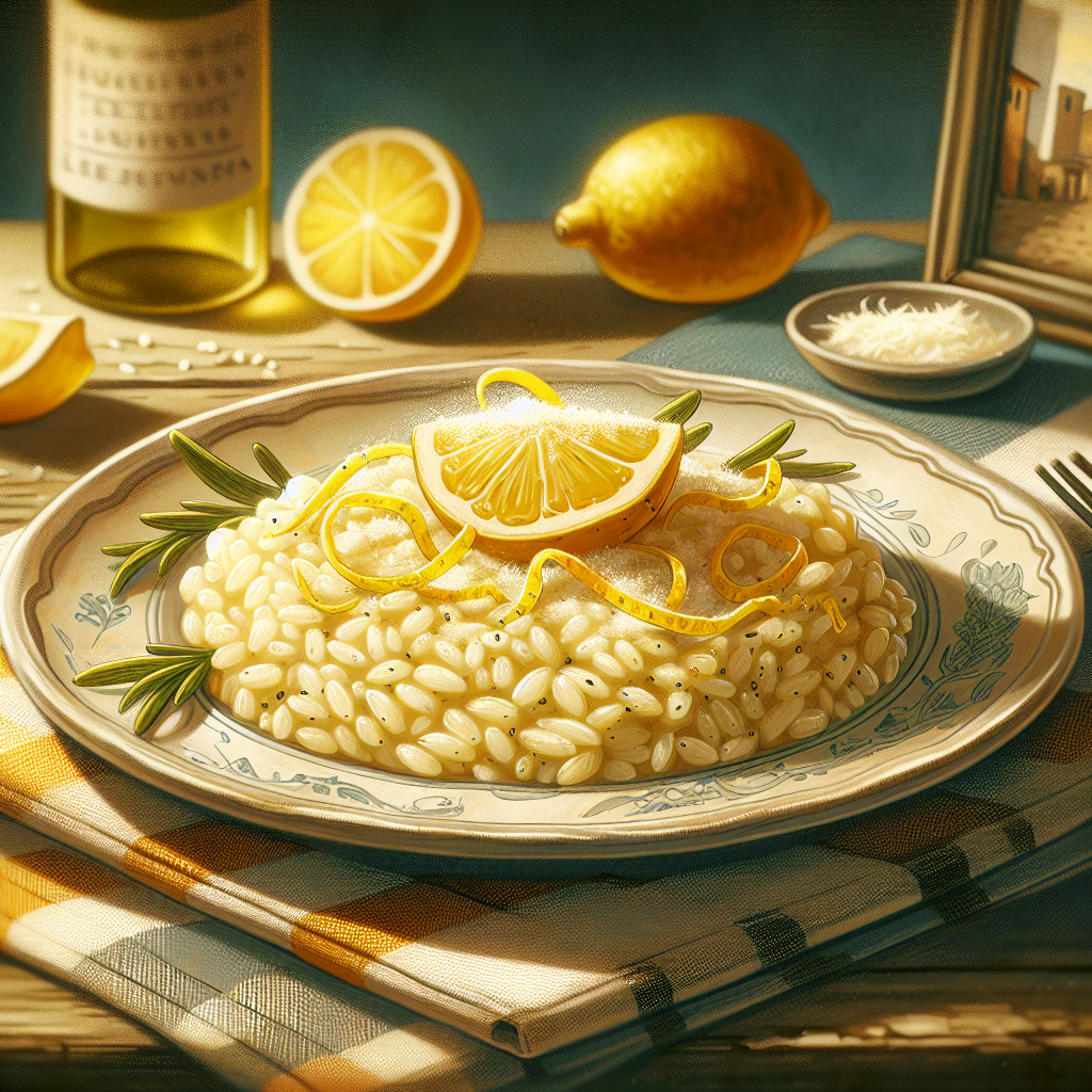 Nationalgericht Italien: #Risotto al Limone# (Rezept)
