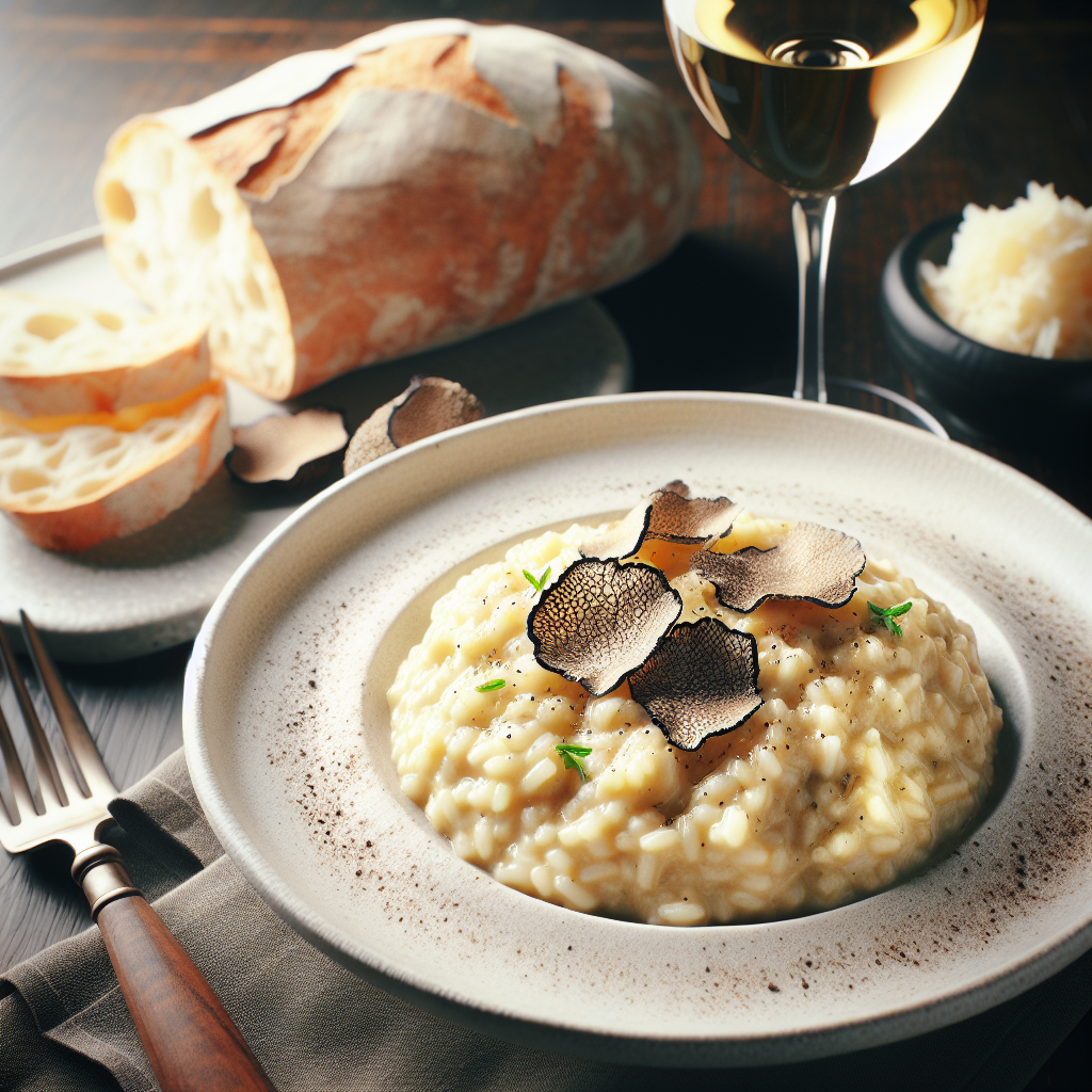 Nationalgericht Italien: #Risotto al Tartufo# (Rezept)