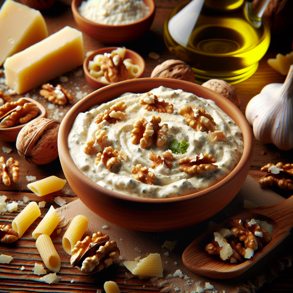 Nationalgericht Italien: #Salsa di Noci# (Rezept)