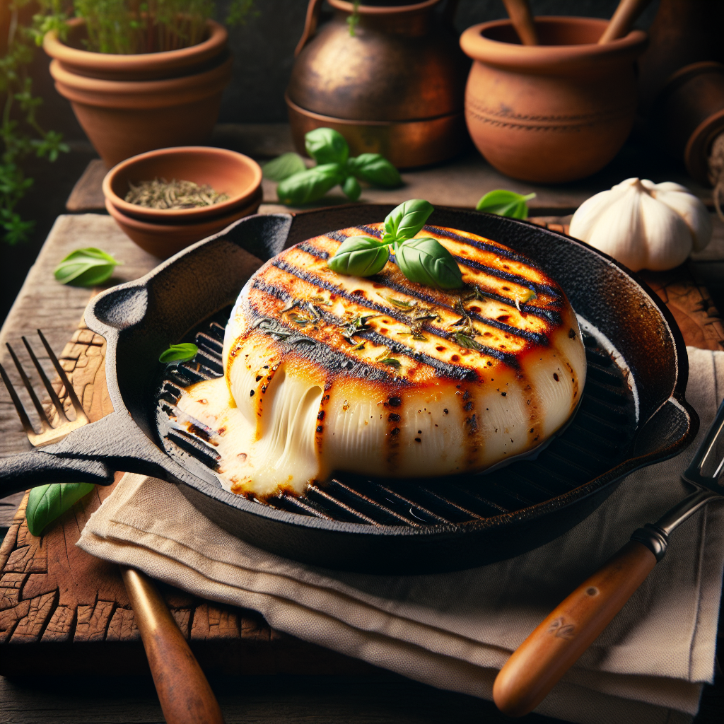 Nationalgericht Italien: #Scamorza alla Griglia# (Rezept)