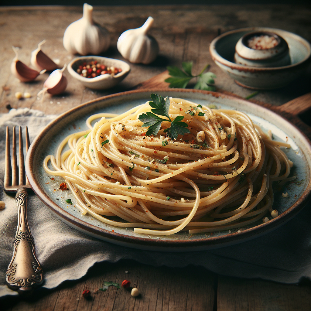 Nationalgericht Italien: #Spaghetti Aglio e Olio# (Rezept)
