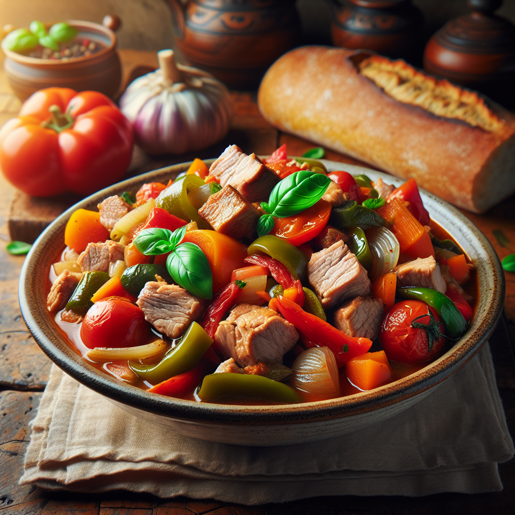 Nationalgericht Italien: #Spezzatino di Maiale# (Rezept)