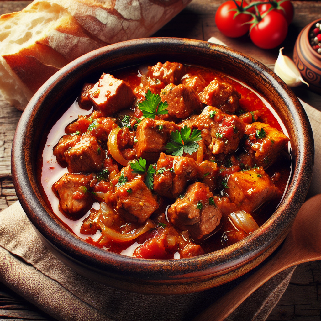 Nationalgericht Italien: #Spezzatino di Maiale# (Rezept)