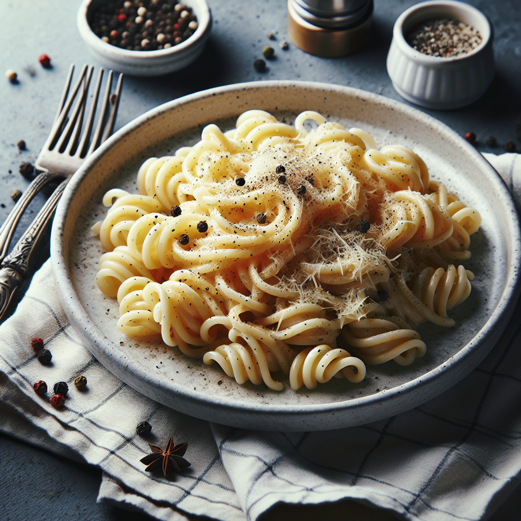 Nationalgericht Italien: #Tonnarelli Cacio e Pepe# (Rezept)