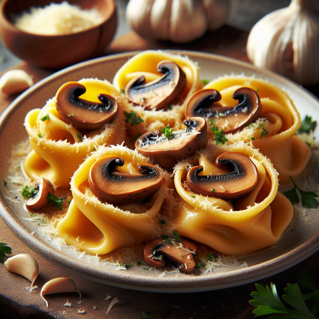 Nationalgericht Italien: #Tortelloni ai Funghi# (Rezept)