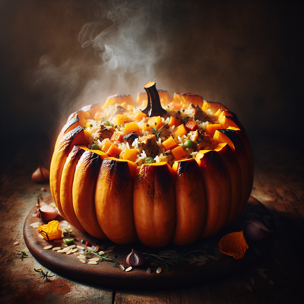 Nationalgericht Italien: #Zucca Ripiena# (Rezept)