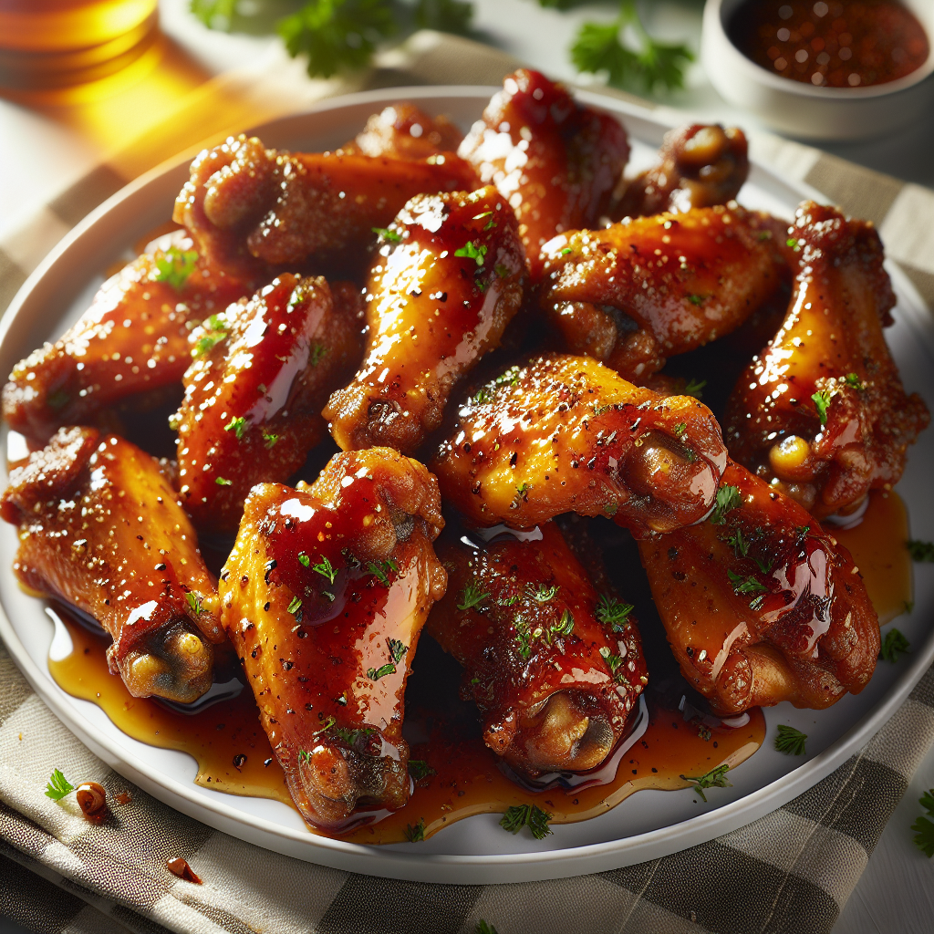 Nationalgericht Jamaika: #Honey Jerk Chicken Wings# (Rezept)