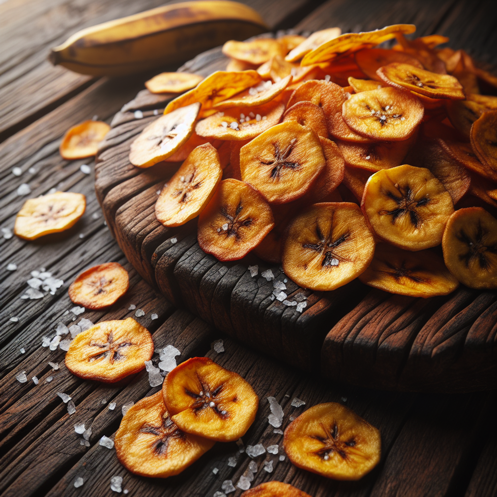 Nationalgericht Jamaika: #Plantain Chips# (Rezept)