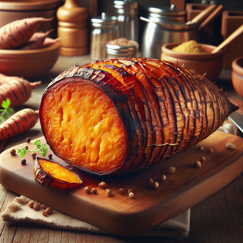 Nationalgericht Jamaika: #Roast Yam# (Rezept)