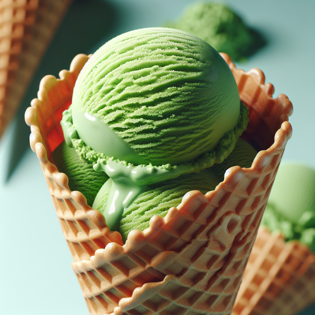 Nationalgericht Japan: #Matcha Ice Cream# (Rezept)