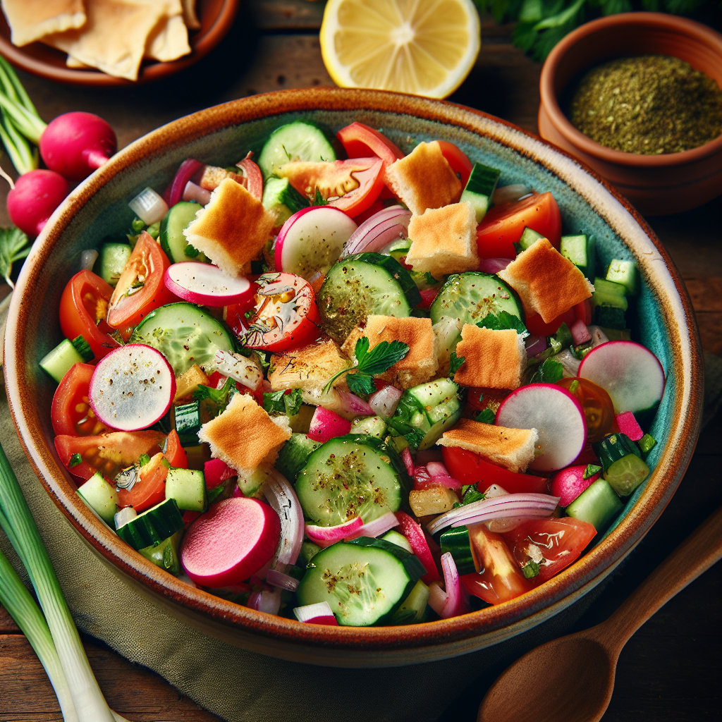 Nationalgericht Jemen: #Fattoush# (Rezept)