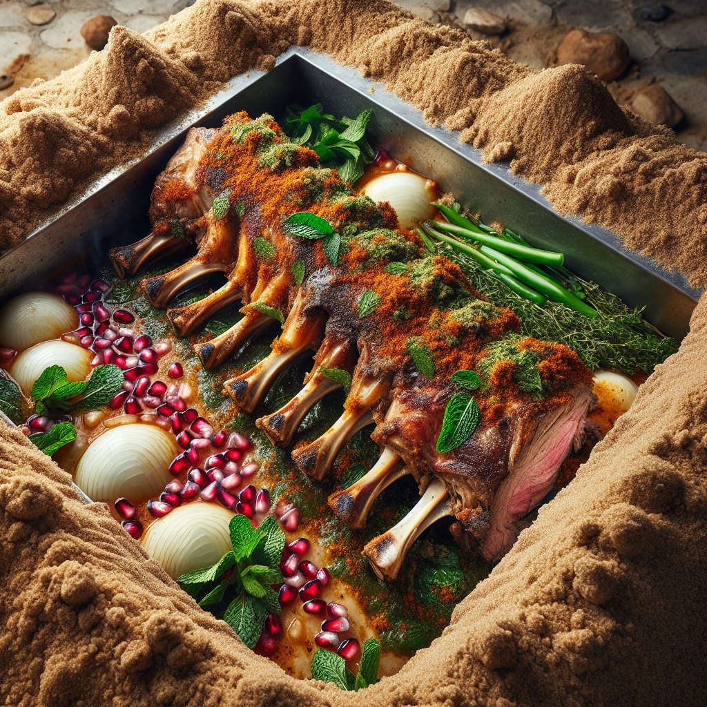 Nationalgericht Jordanien: #Zarb Lamb# (Rezept)