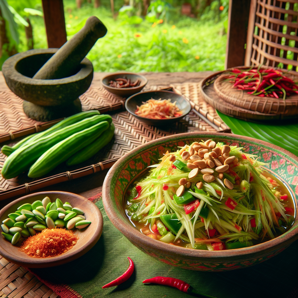 Nationalgericht Kambodscha: #Bok Lahong# (Rezept)