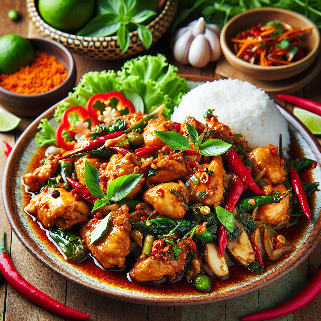 Nationalgericht Kambodscha: #Saik Chrouk Cha Kapi# (Rezept)