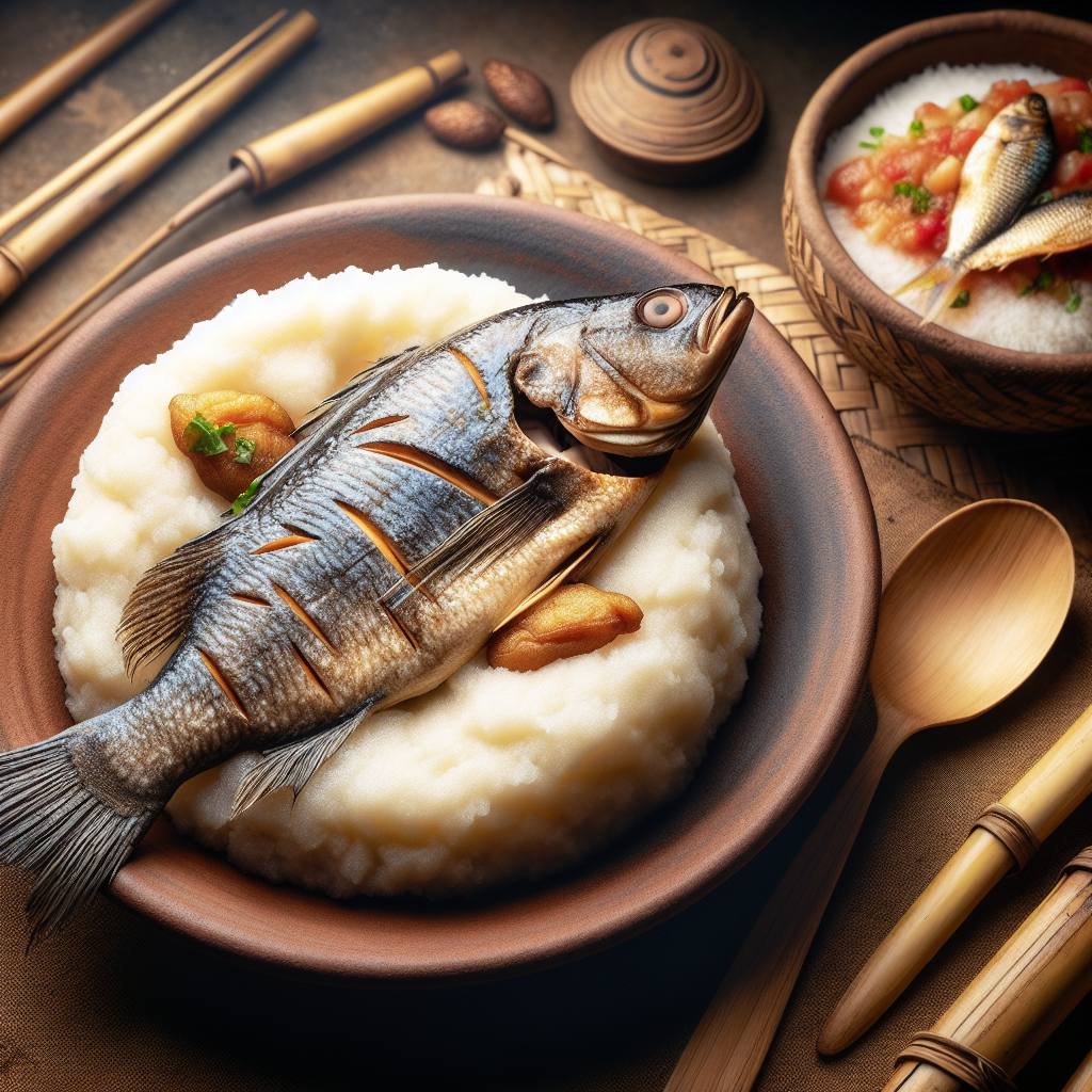 Nationalgericht Kamerun: #Ekwang with Fresh Fish# (Rezept)