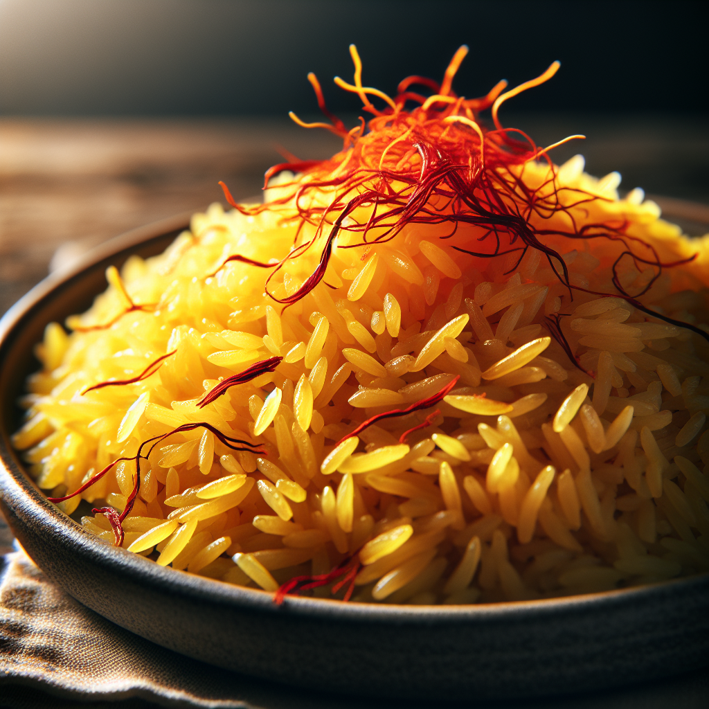 Nationalgericht Katar: #Saffron Rice# (Rezept)