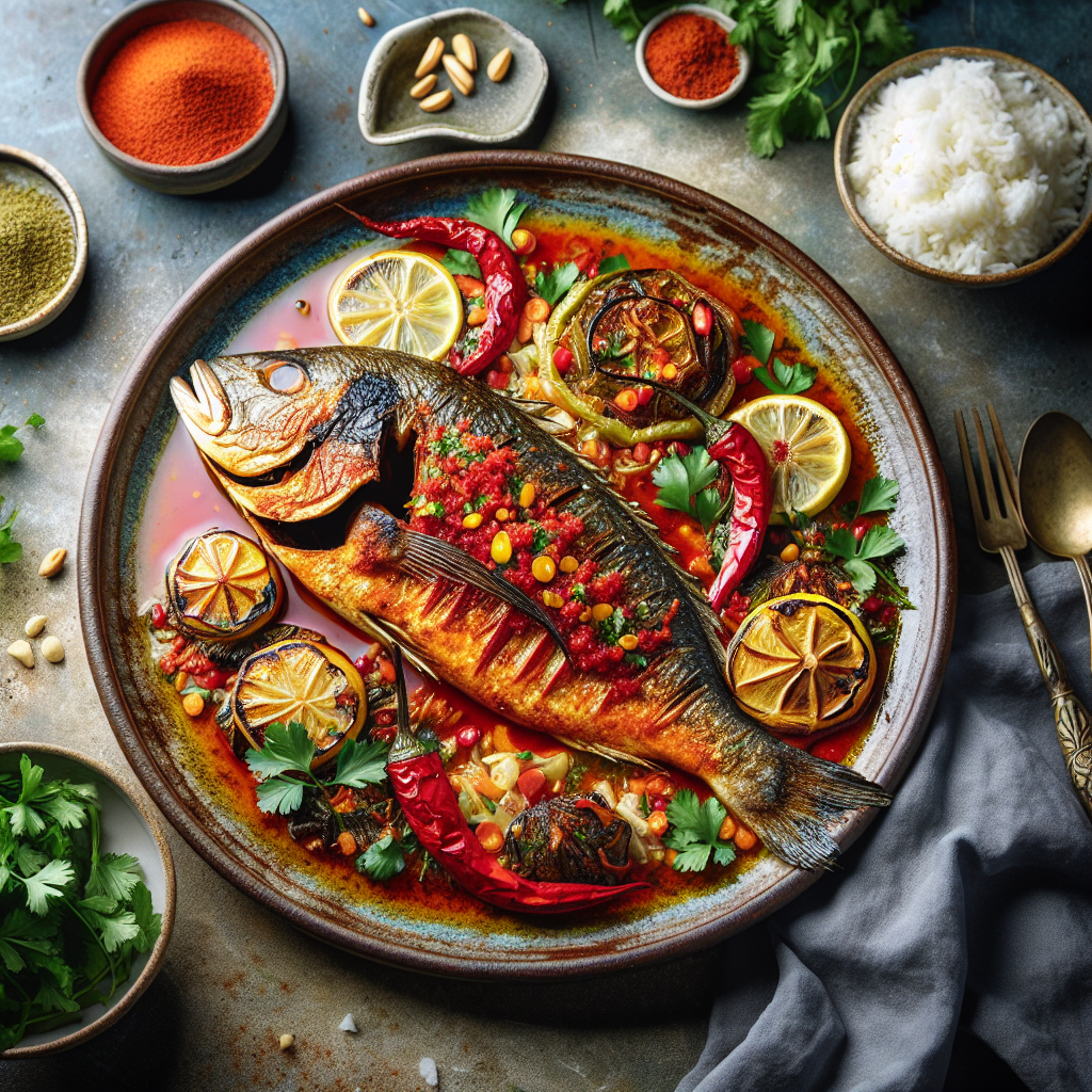 Nationalgericht Katar: #Samak Harra# (Rezept)