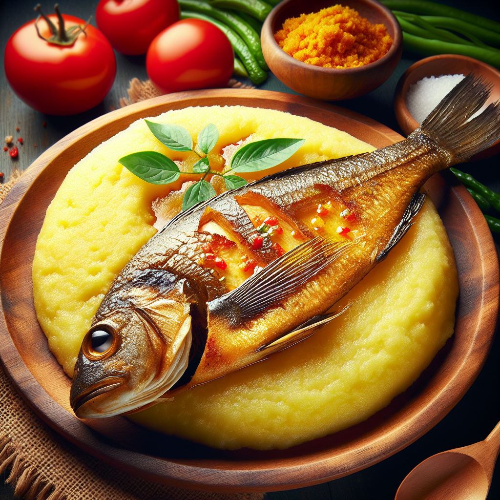 Nationalgericht Kenia: #Ugali with Fish# (Rezept)