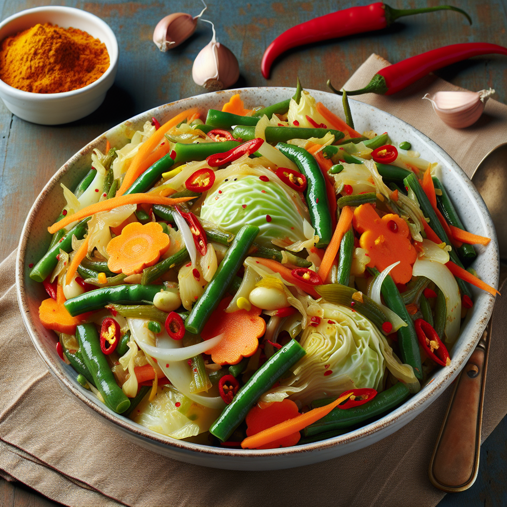 Nationalgericht Komoren: #Achard aux légumes# (Rezept)