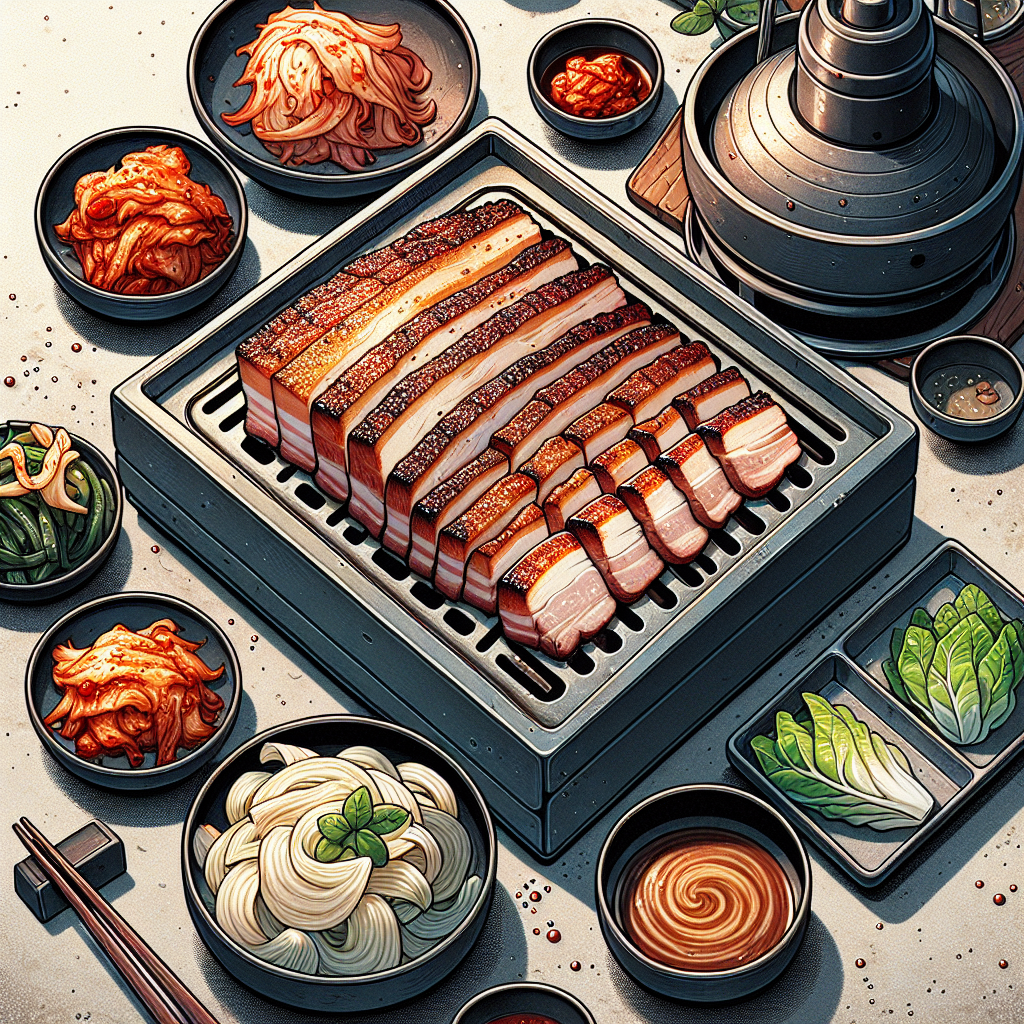 Nationalgericht Korea: #Samgyeopsal# (Rezept)