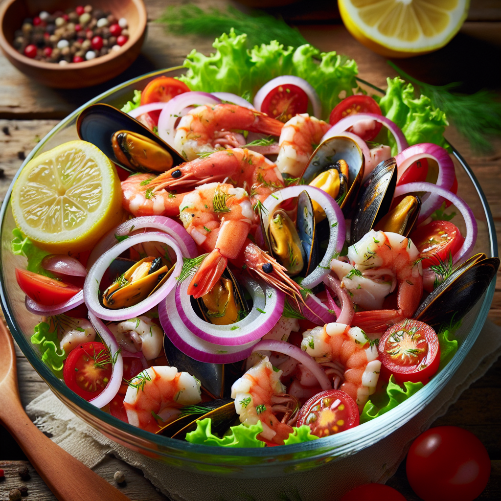 Nationalgericht Kroatien: #Salata od Morskih Plodova# (Rezept)