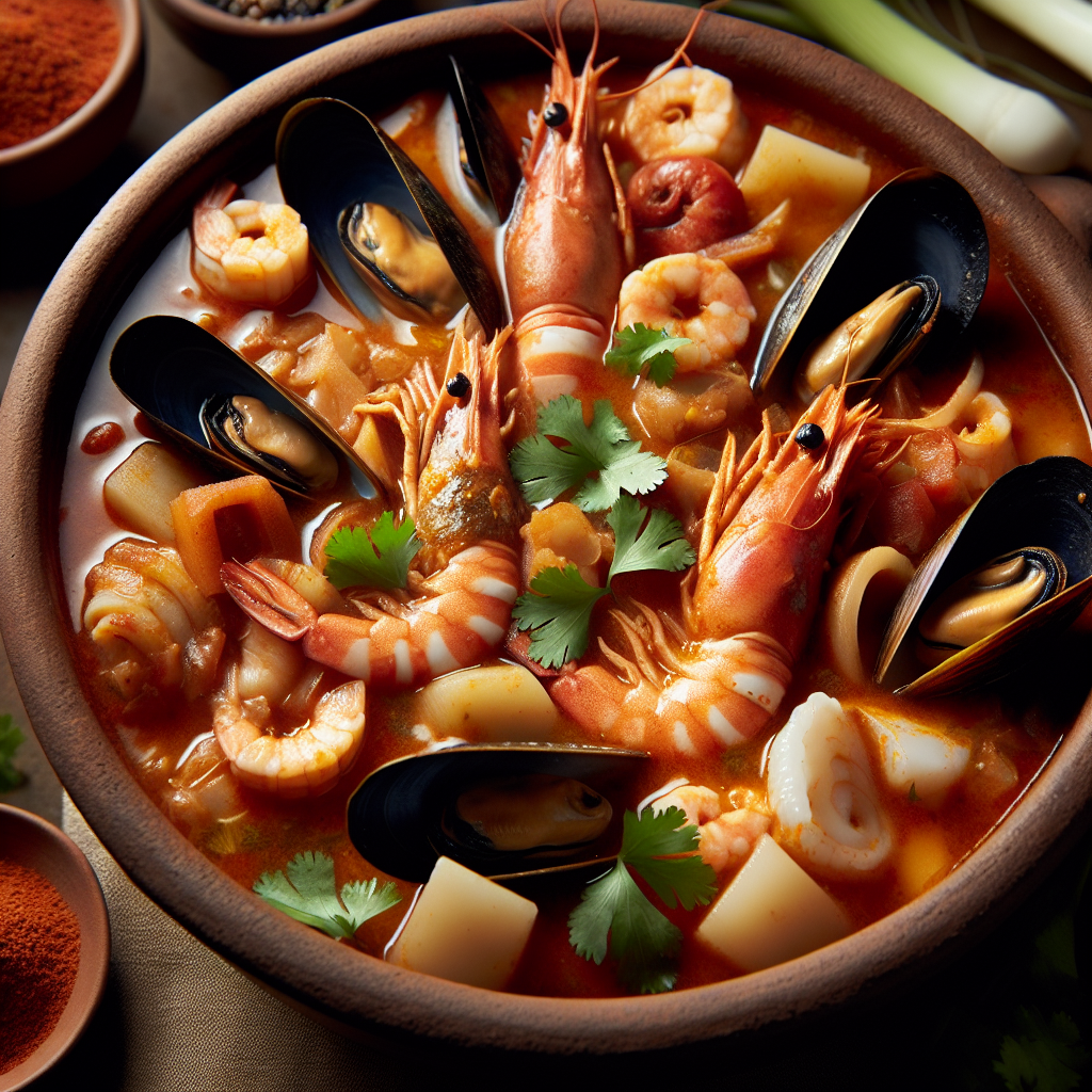 Nationalgericht Kuba: #Cazuela de Mariscos# (Rezept)
