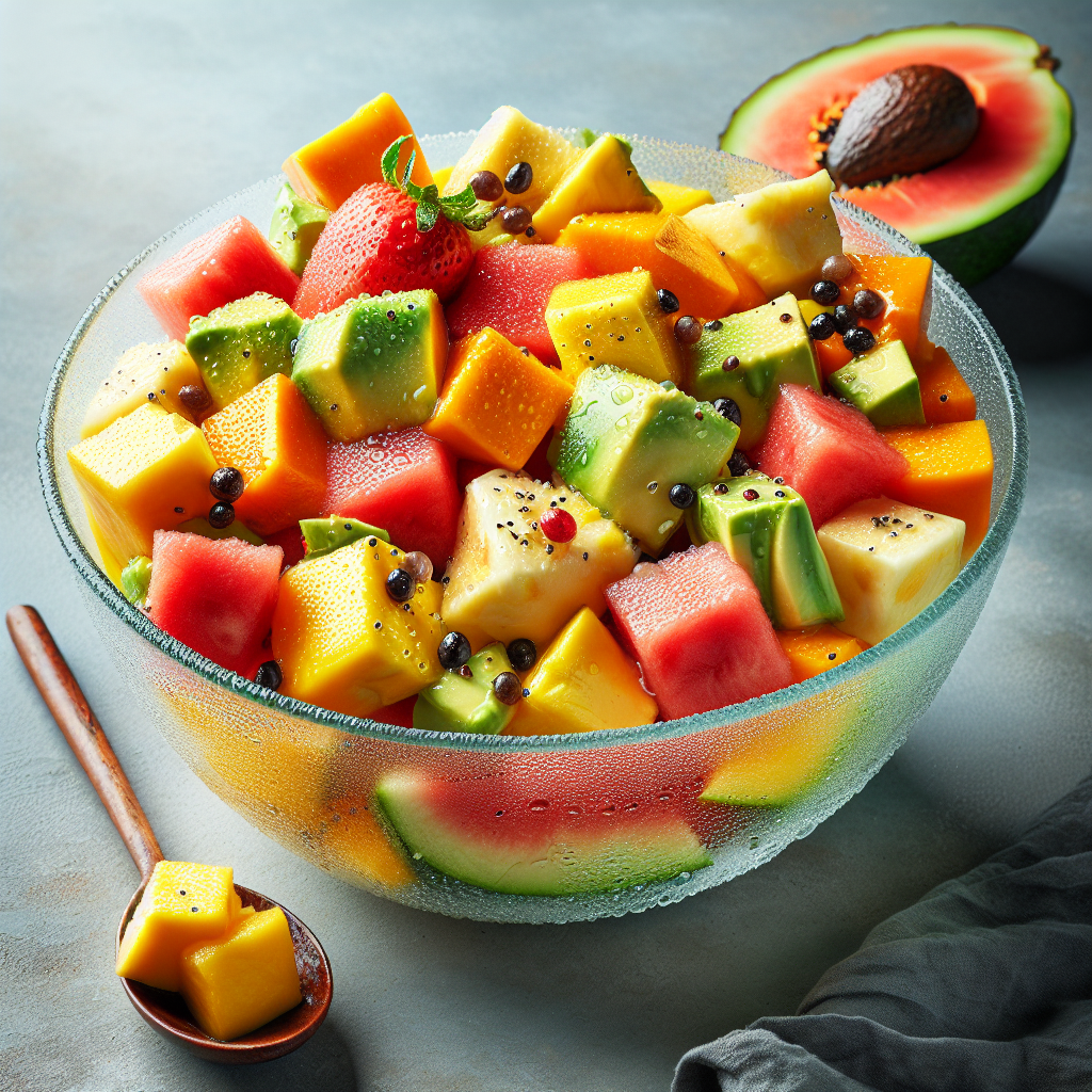 Nationalgericht Kuba: #Ensalada de Frutas Tropicales# (Rezept)