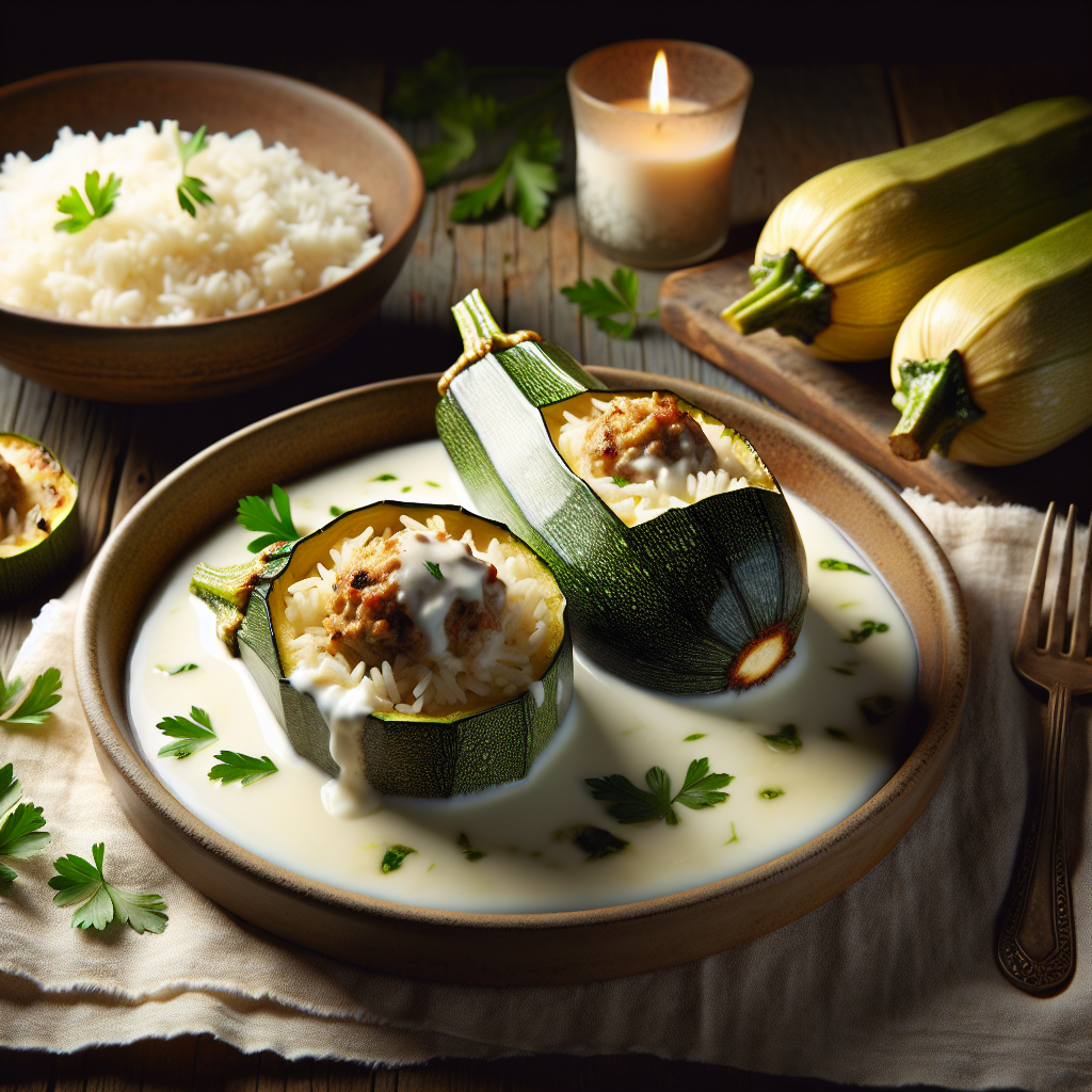 Nationalgericht Kuwait: #Kousa Mahshi Bil Laban# (Rezept)