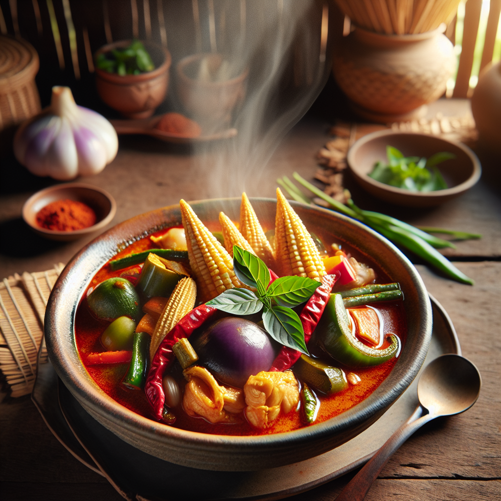 Nationalgericht Laos: #Gaeng Pa# (Rezept)