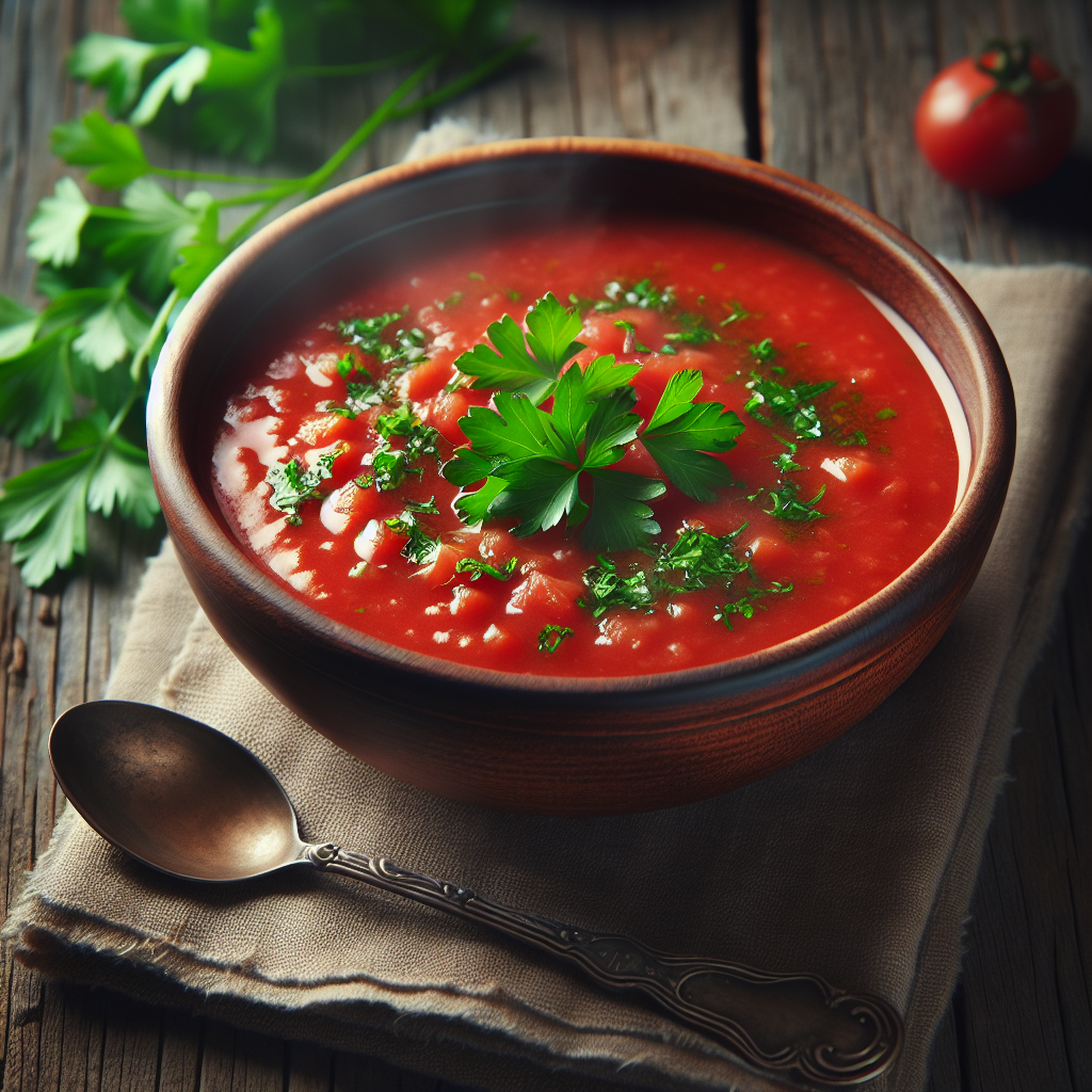 Nationalgericht Lettland: #Tomātu zupa# (Rezept)