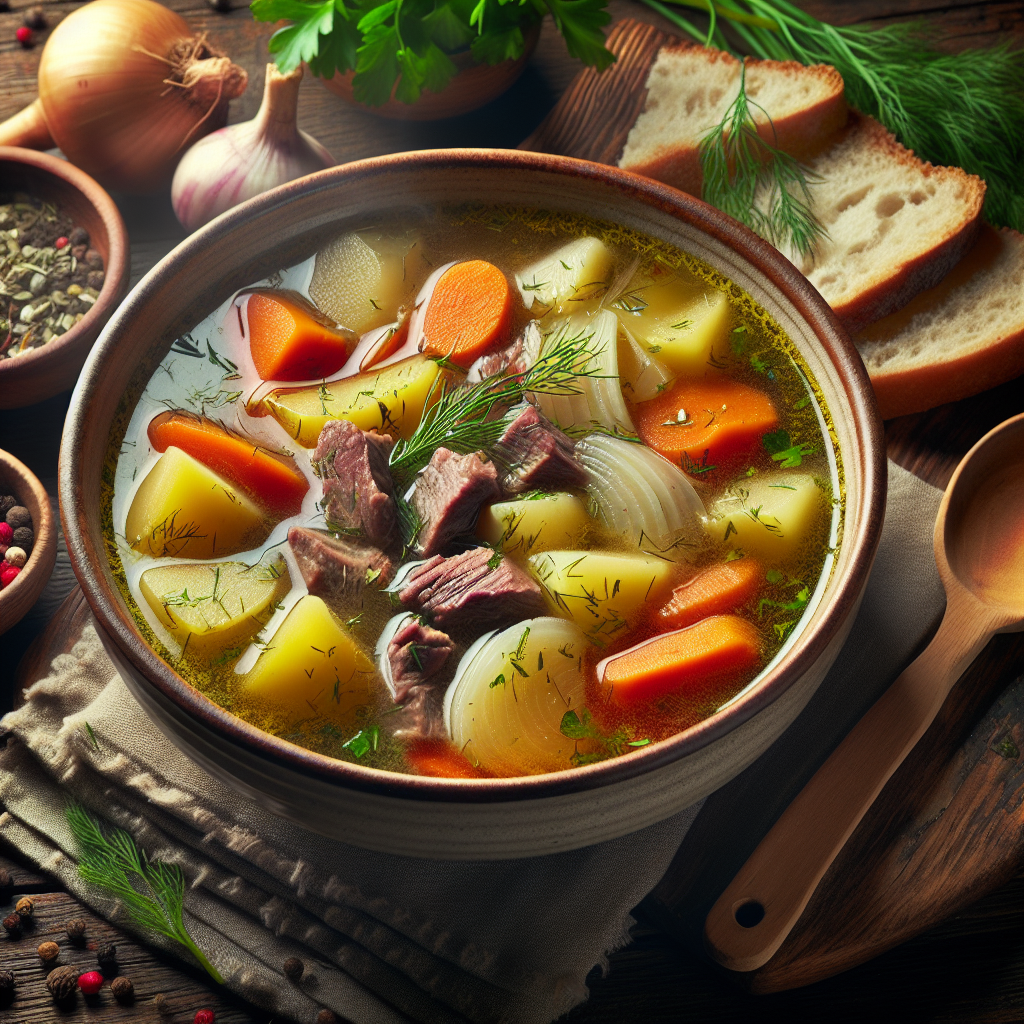 Nationalgericht Lettland: #Zupas buljons# (Rezept)