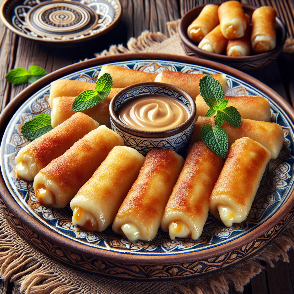 Nationalgericht Libanon: #Akawi Cheese Rolls# (Rezept)