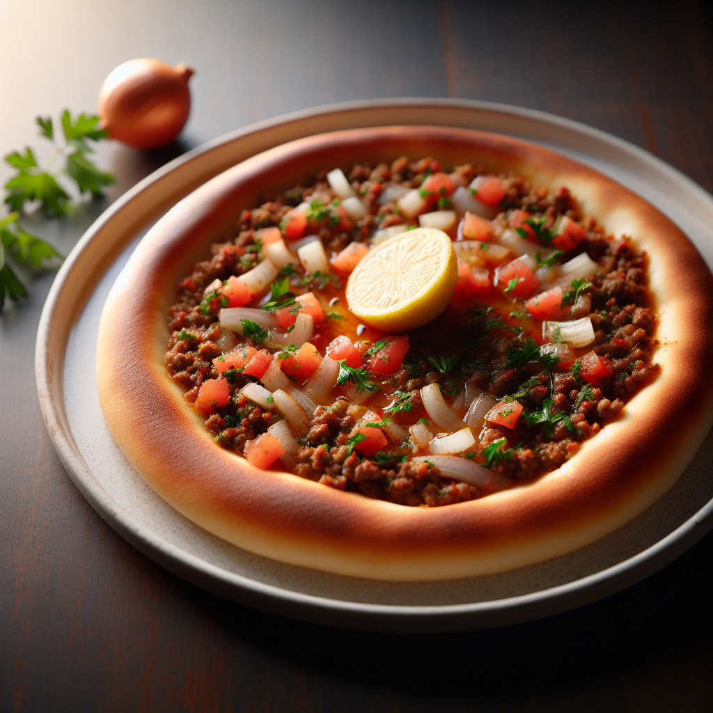Nationalgericht Libanon: #Lahm Baajine# (Rezept)