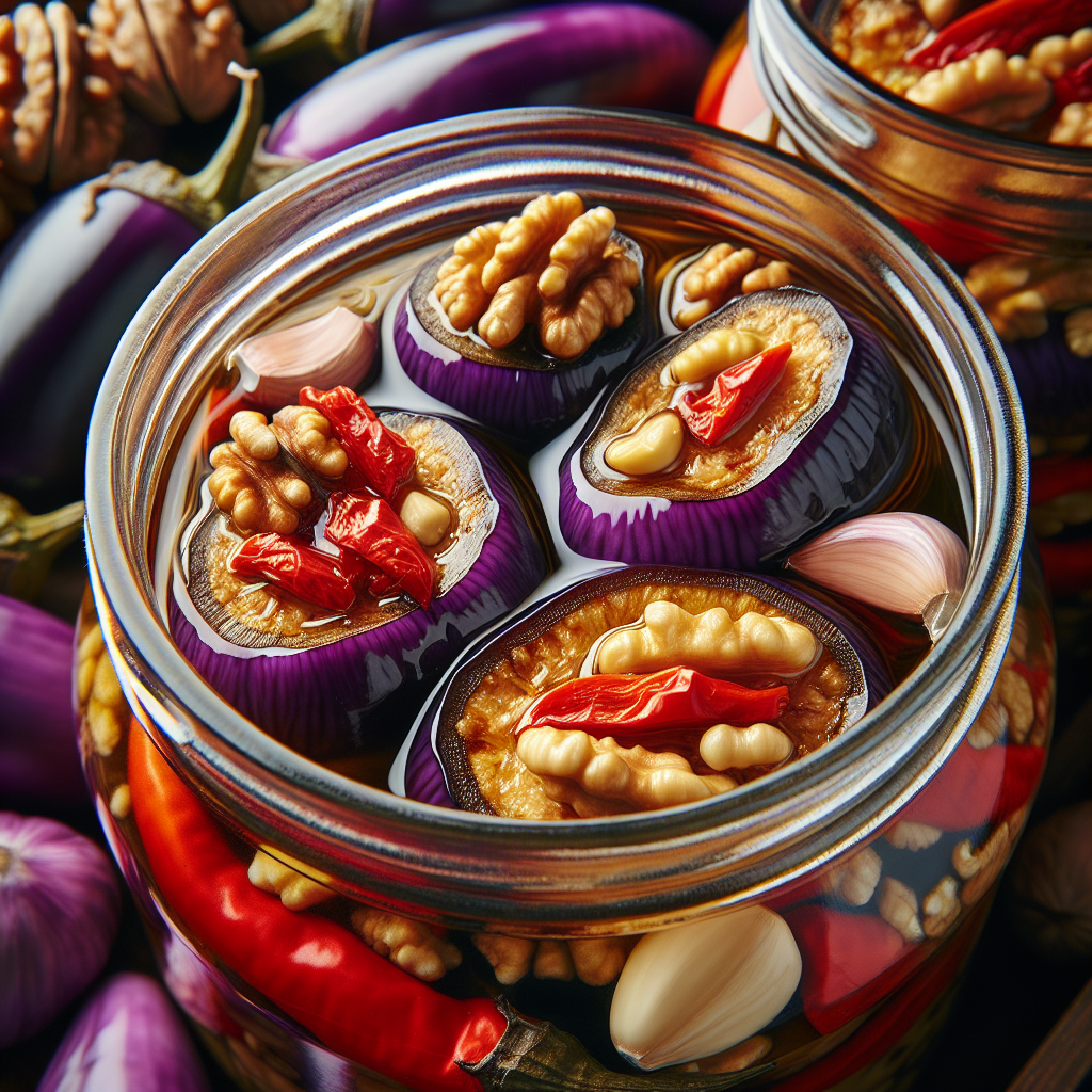 Nationalgericht Libanon: #Makdous# (Rezept)