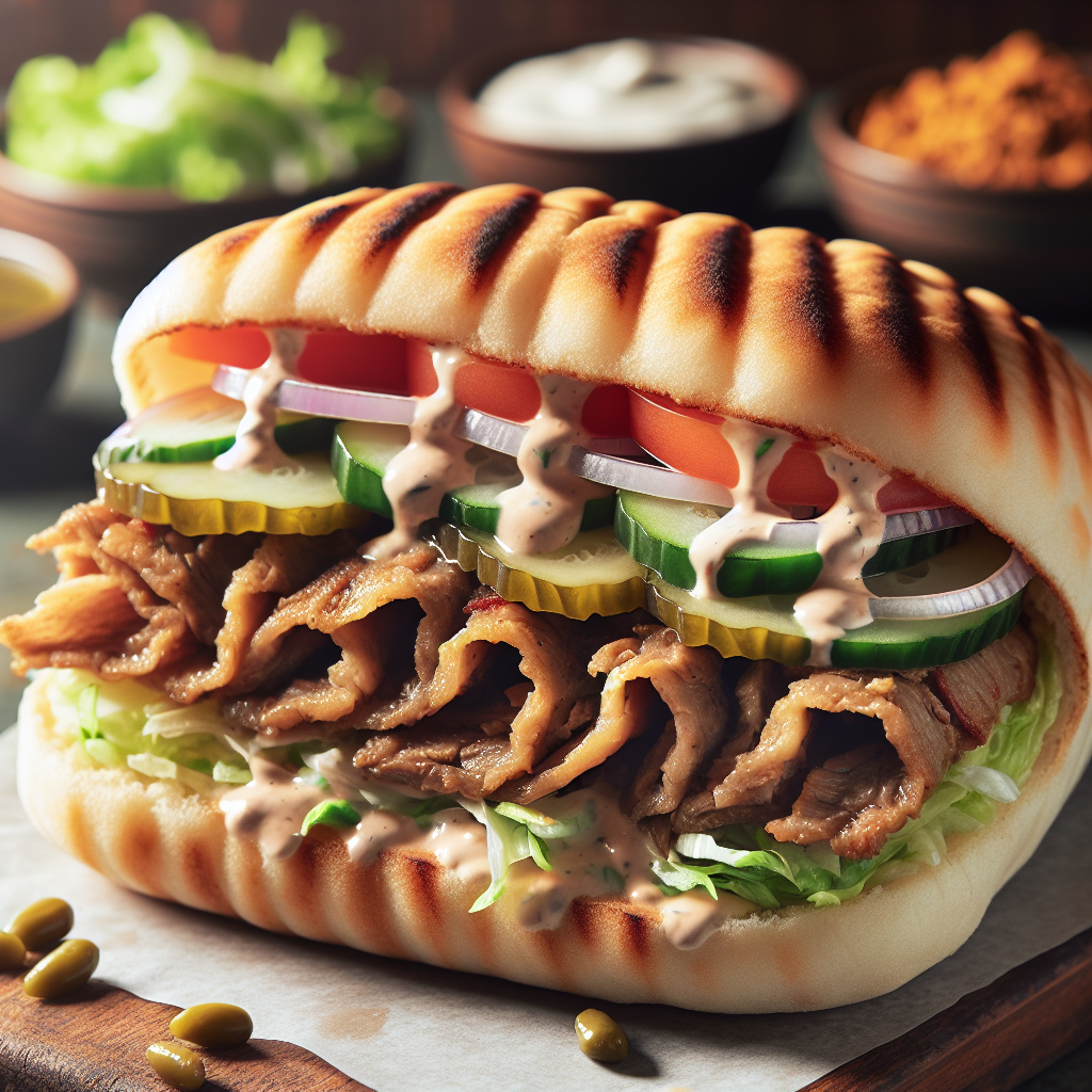 Nationalgericht Libanon: #Shawerma bil Khobez# (Rezept)