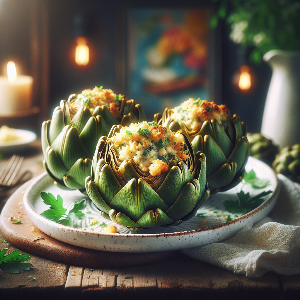 Nationalgericht Libanon: #Stuffed Artichokes# (Rezept)