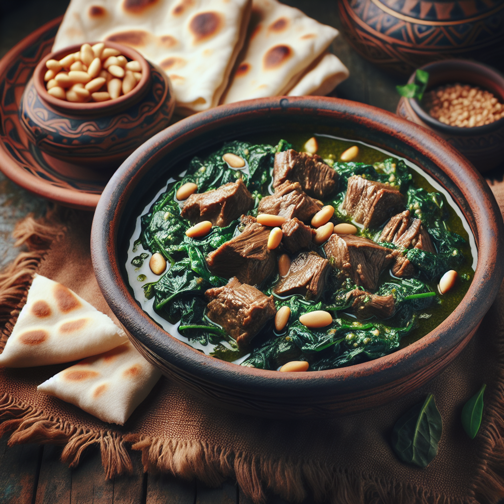 Nationalgericht Libanon: #Yakhnet Sabanekh# (Rezept)