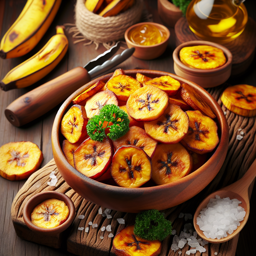 Nationalgericht Liberia: #Fried Plantains# (Rezept)