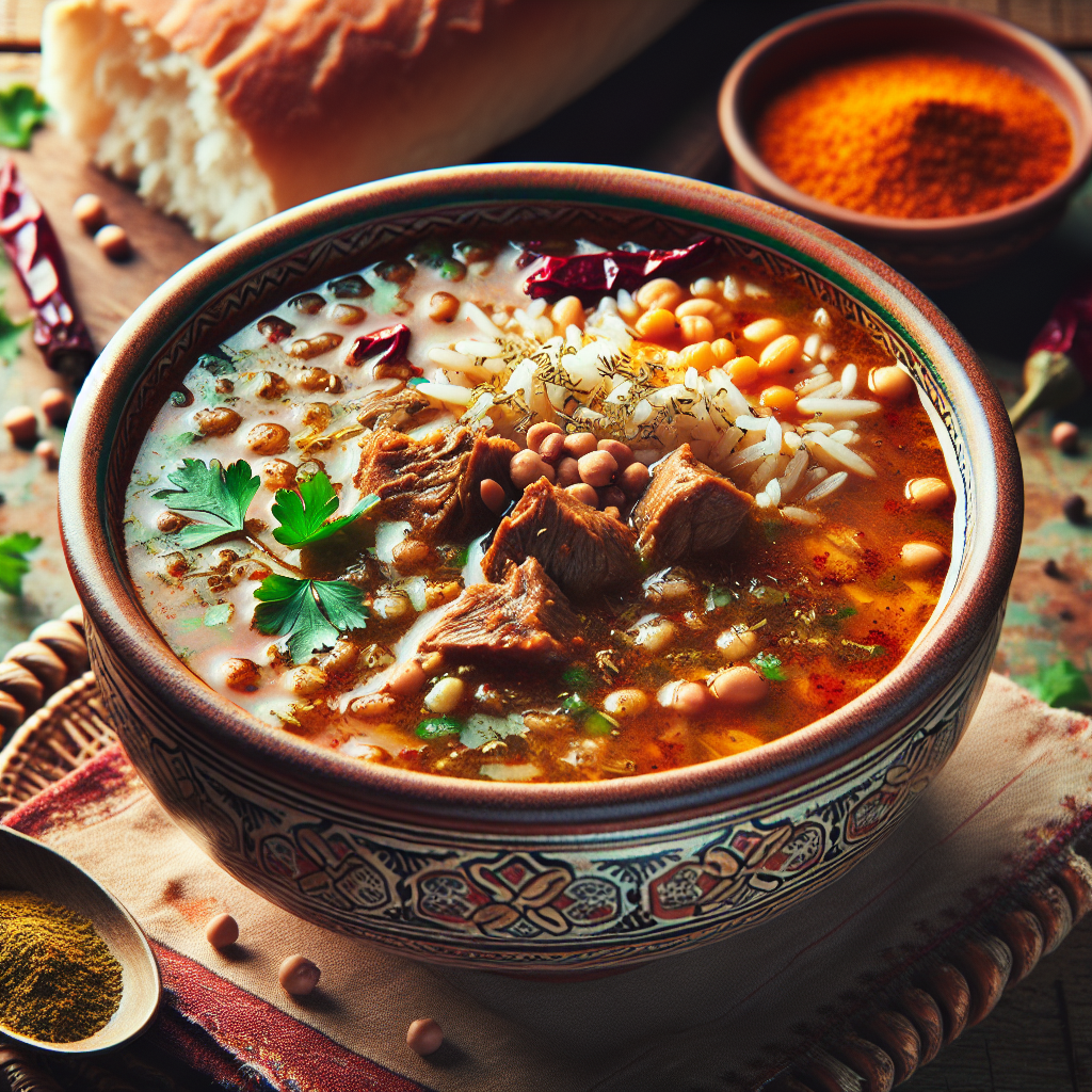 Nationalgericht Libyen: #Hareesa Soup# (Rezept)