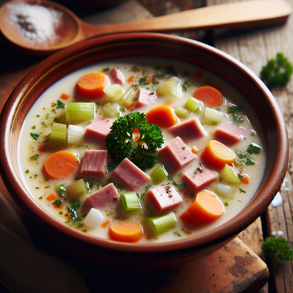 Nationalgericht Liechtenstein: #Rahmsuppe# (Rezept)