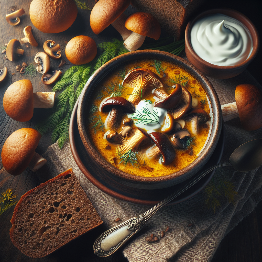 Nationalgericht Litauen: #Baravykų sriuba# (Rezept)