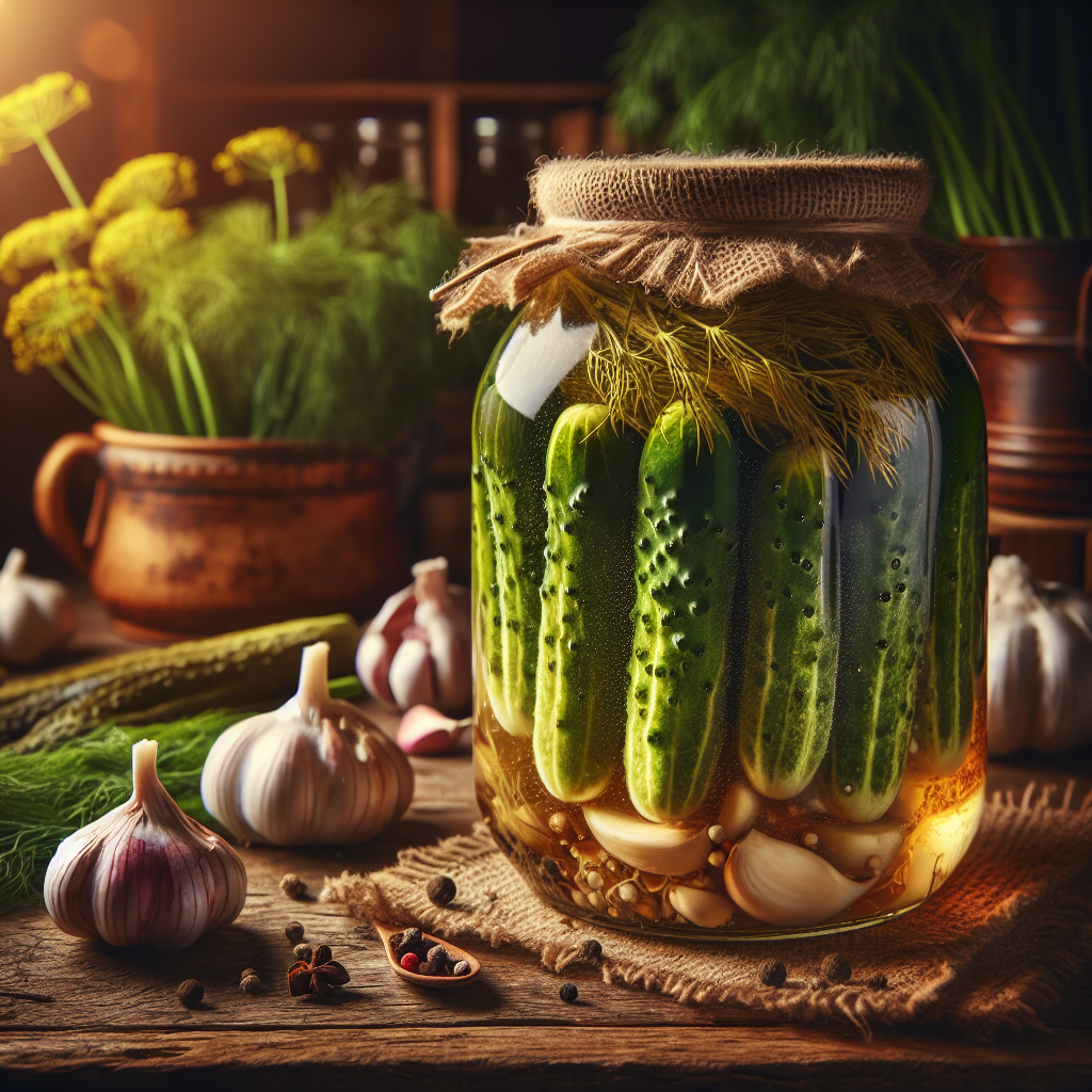 Nationalgericht Litauen: #Rauginti agurkai# (Rezept)