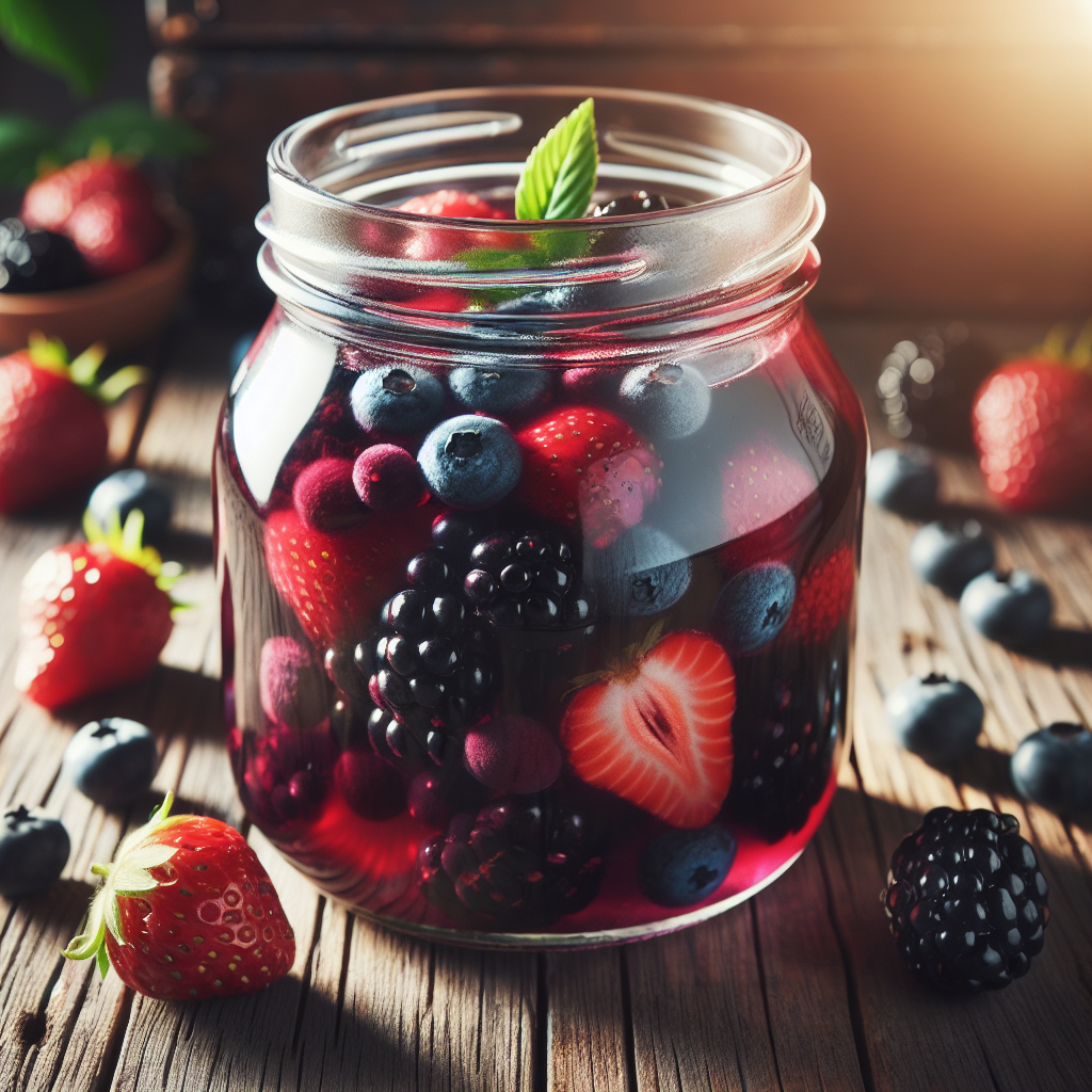 Nationalgericht Litauen: #Uogų kompotas# (Rezept)