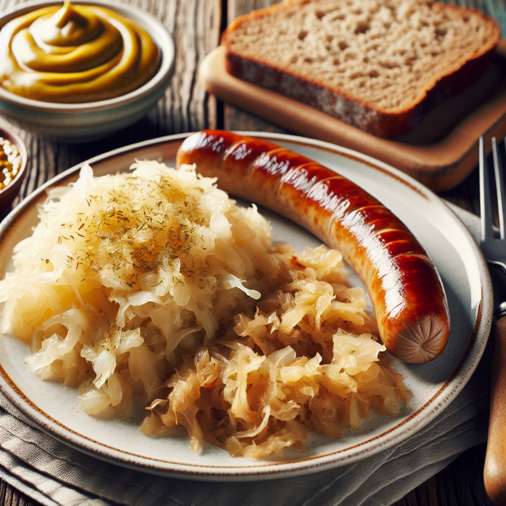 Nationalgericht Luxemburg: #Sauerkraut mat Wurscht# (Rezept)