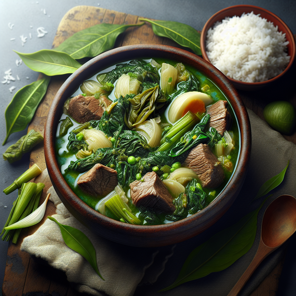 Nationalgericht Madagaskar: #Romazava Amin’ Anana# (Rezept)