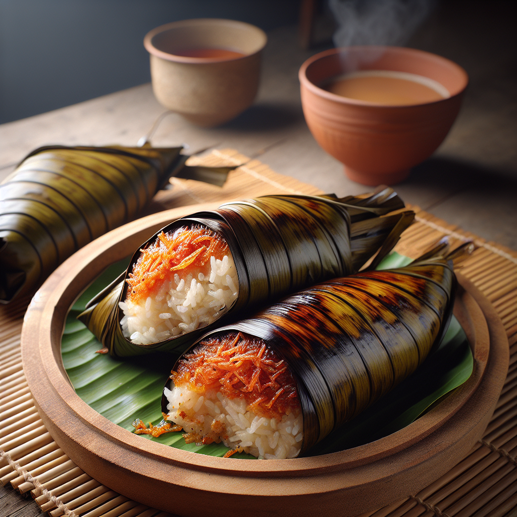 Nationalgericht Malaysia: #Pulut Panggang# (Rezept)